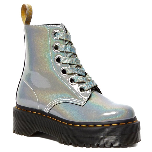 Dr. Martens | Shoes | Dr Martens Vegan Molly Rainbow Platform Boots |  Poshmark